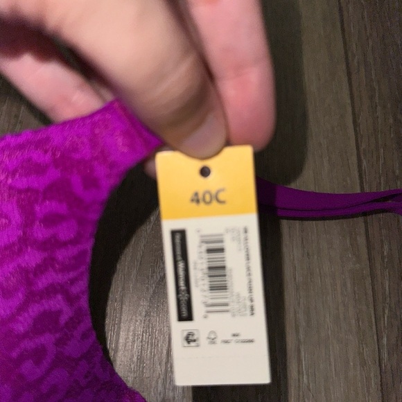 Purple Leopard Print Push up Bra - NWT - Picture 3 of 3